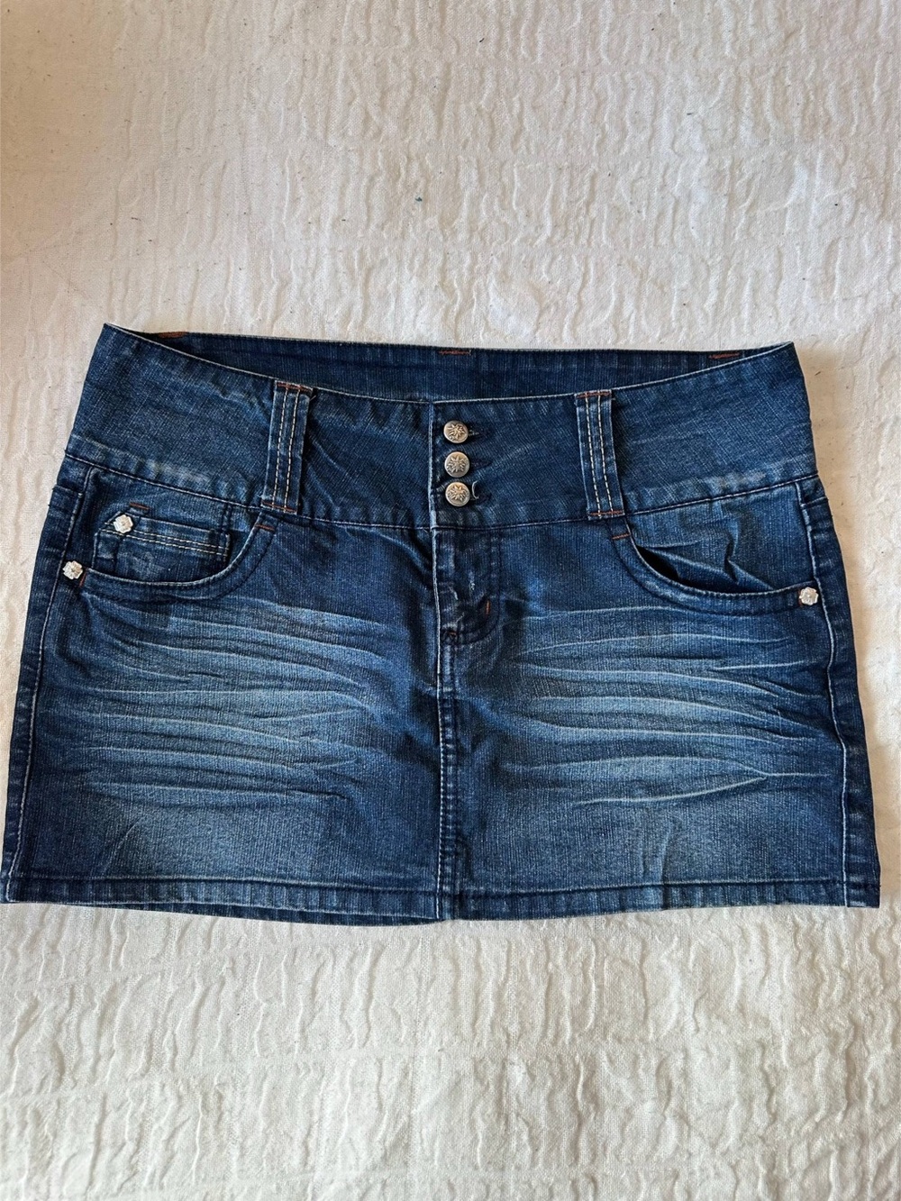 Denim Mini skirt in Blue